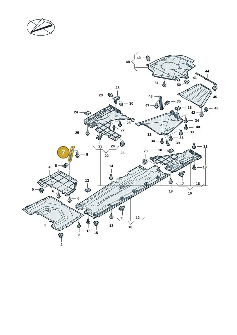 8B3825111 — Audi A5 Limousine (2024-2025) diagram 8wk825000, position 7