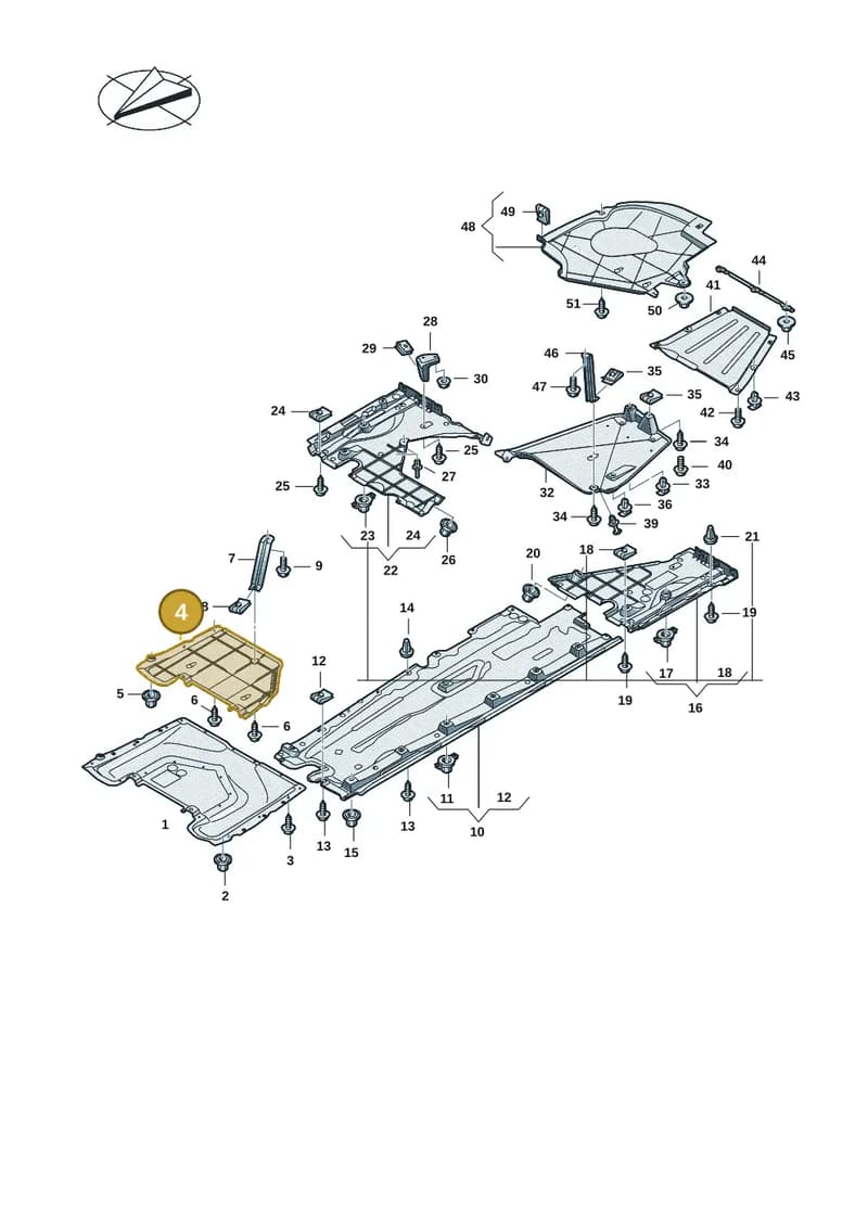 8B3825209A — Audi A5 Limousine (2024-2025) diagram 8wk825000, position 4