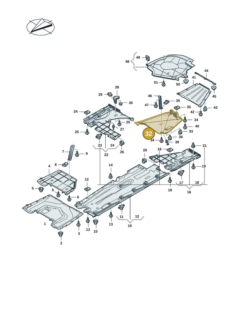 8B3825311A — Audi A5 Limousine (2024-2025) diagram 8wk825000, position 32