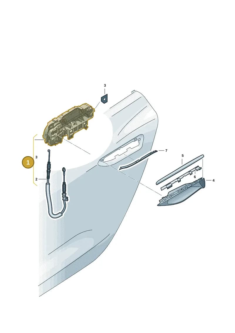 8B3837812B — Audi A5 Limousine (2024-2025) diagram 8wk839000, position 1