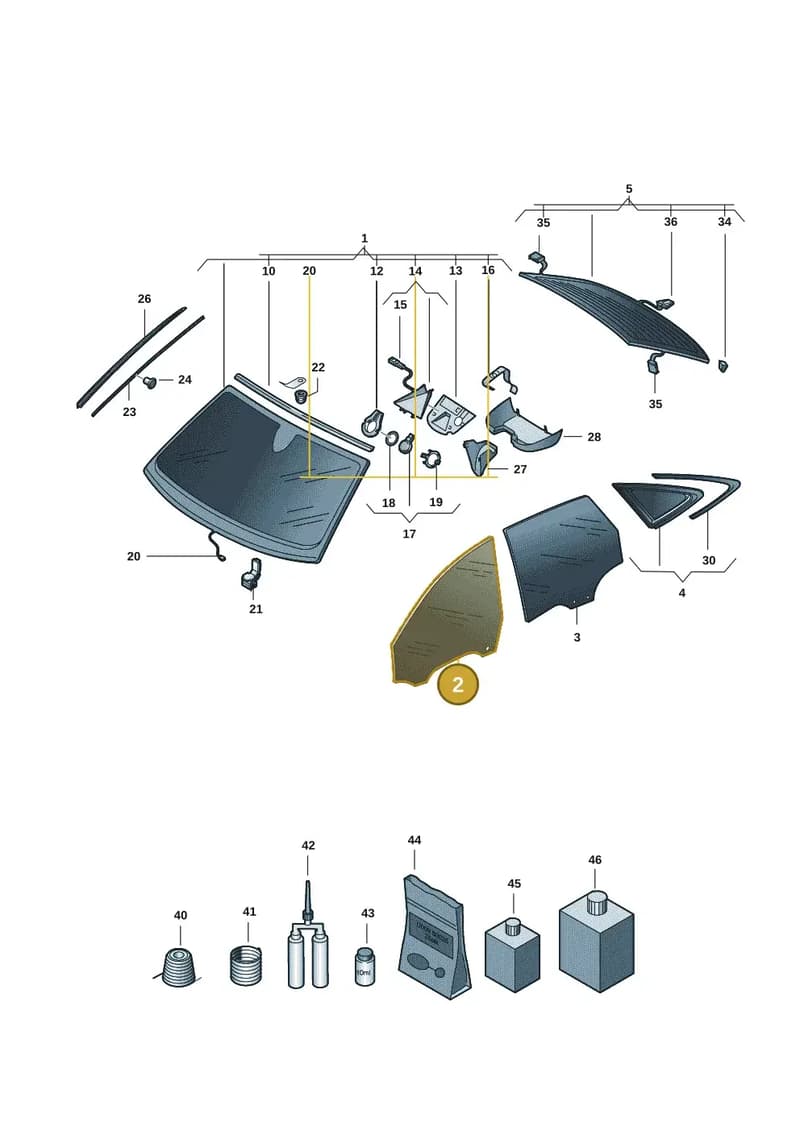 8B3845021 — Audi A5 Limousine (2024-2025) diagram 8wh845000, position 2