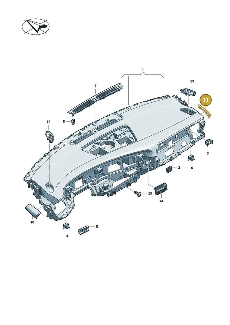8B38574724PK — Audi A5 Limousine (2024-2025) diagram 8wk857100, position 11