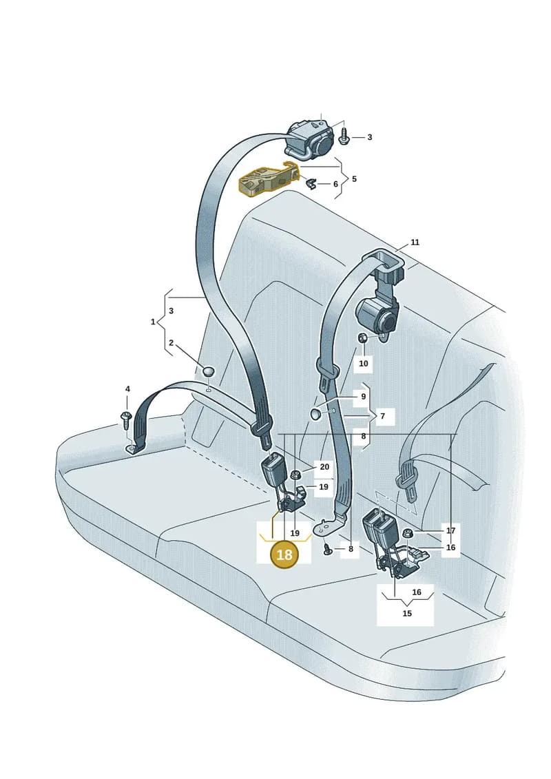 8B3857740MNB — Audi A5 Limousine (2024-2025) diagram 8wh857700, position 18
