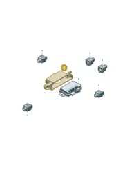8B3907333 Audi Retainer for Control Unit