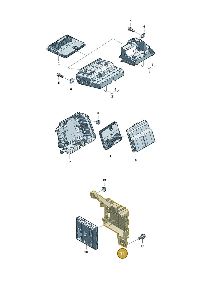 8B3907368 — Audi A5 Limousine (2024-2025) diagram 8wh907200, position 11