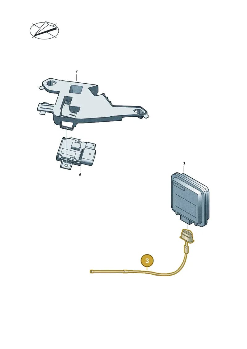 8B3907414 — Audi A5 Avant (2024-2025) diagram 8wk907060, position 3