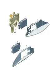 8B3907471 Audi Retainer for Control Unit