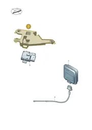 8B3907573 Audi Bracket