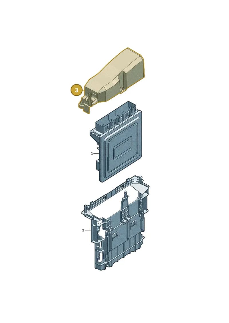 8B3907649 — Audi A5 Limousine (2024-2025) diagram 8wk906000, position 3
