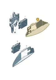 8B3907693 Audi Shield for Control Unit