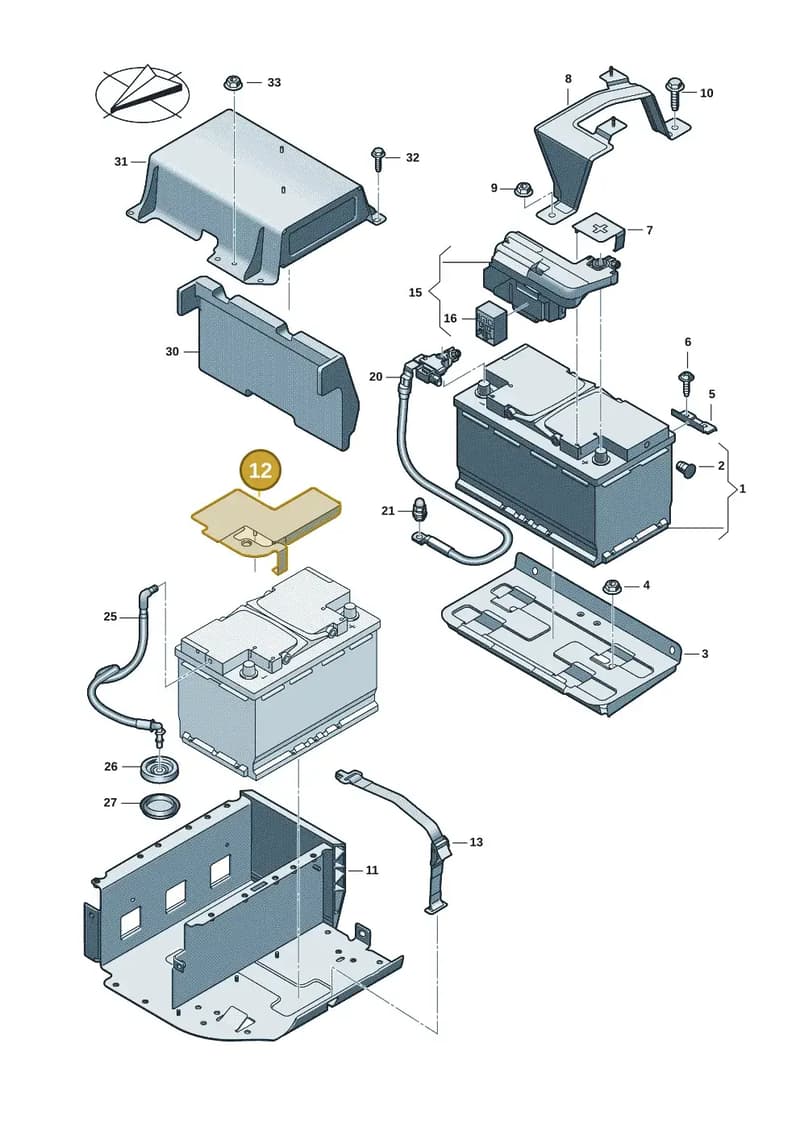 8B3915429 — Audi A5 Limousine (2024-2025) diagram 8wh915000, position 12