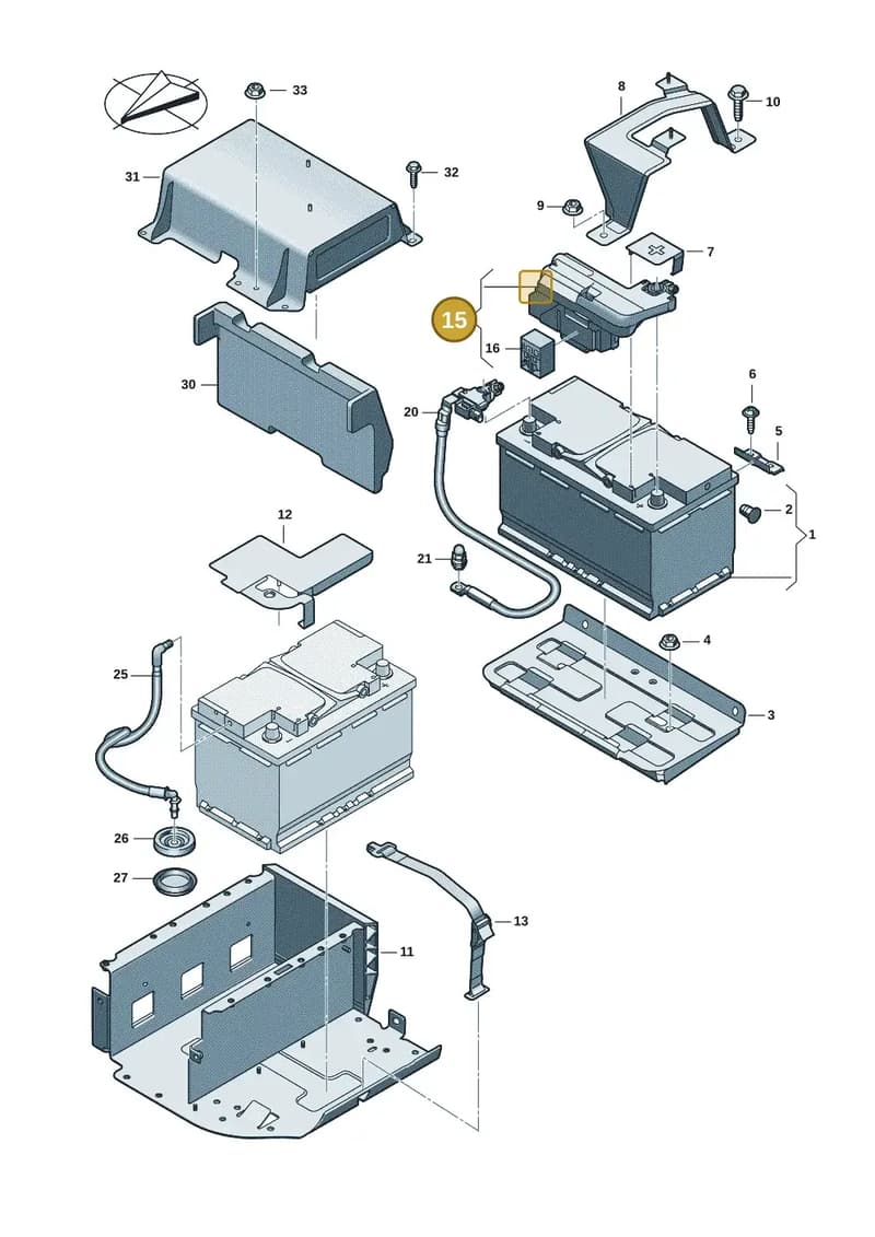 8B3915459C — Audi A5 Limousine (2024-2025) diagram 8wh915000, position 15