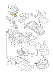 8B3947169A Audi Light Fibre