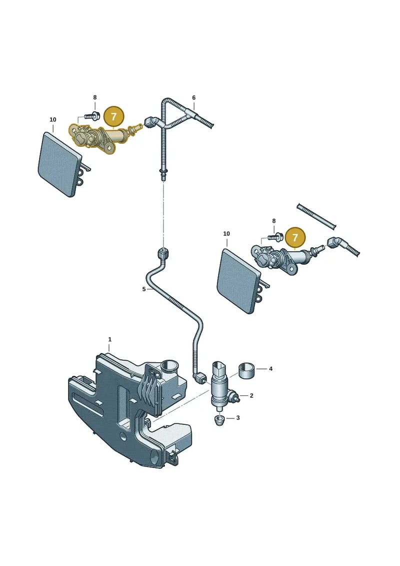 8B3955101 — Audi A5 Limousine (2024-2025) diagram f5s955040, position 7