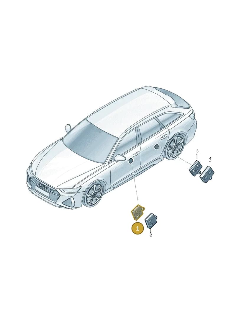 8B3959793A — Audi Q6 e-tron (2023-2025) diagram 537959100, position 1