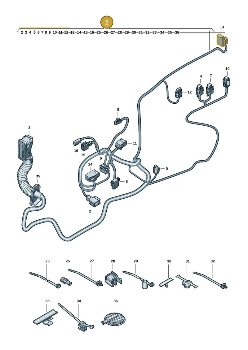 8B3971029BA — Audi A5 Limousine (2024-2025) diagram 8wk972330, position 1