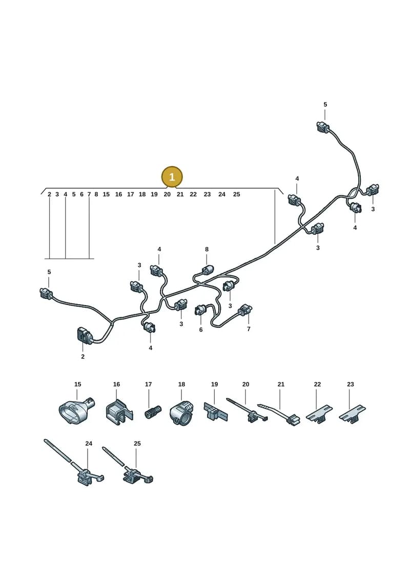 8B3971104R — Audi A5 Limousine (2024-2025) diagram 8wk972710, position 1