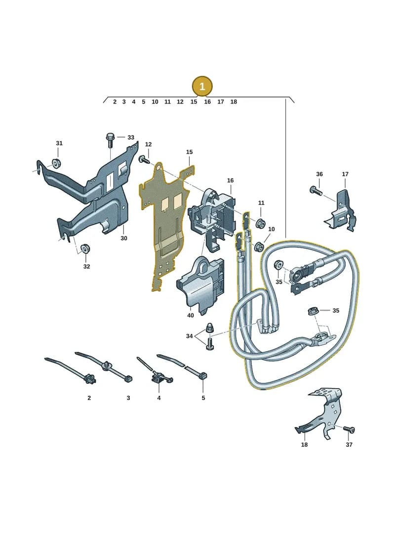 8B3971225H — Audi A5 Limousine (2024-2025) diagram 8wk972080, position 1