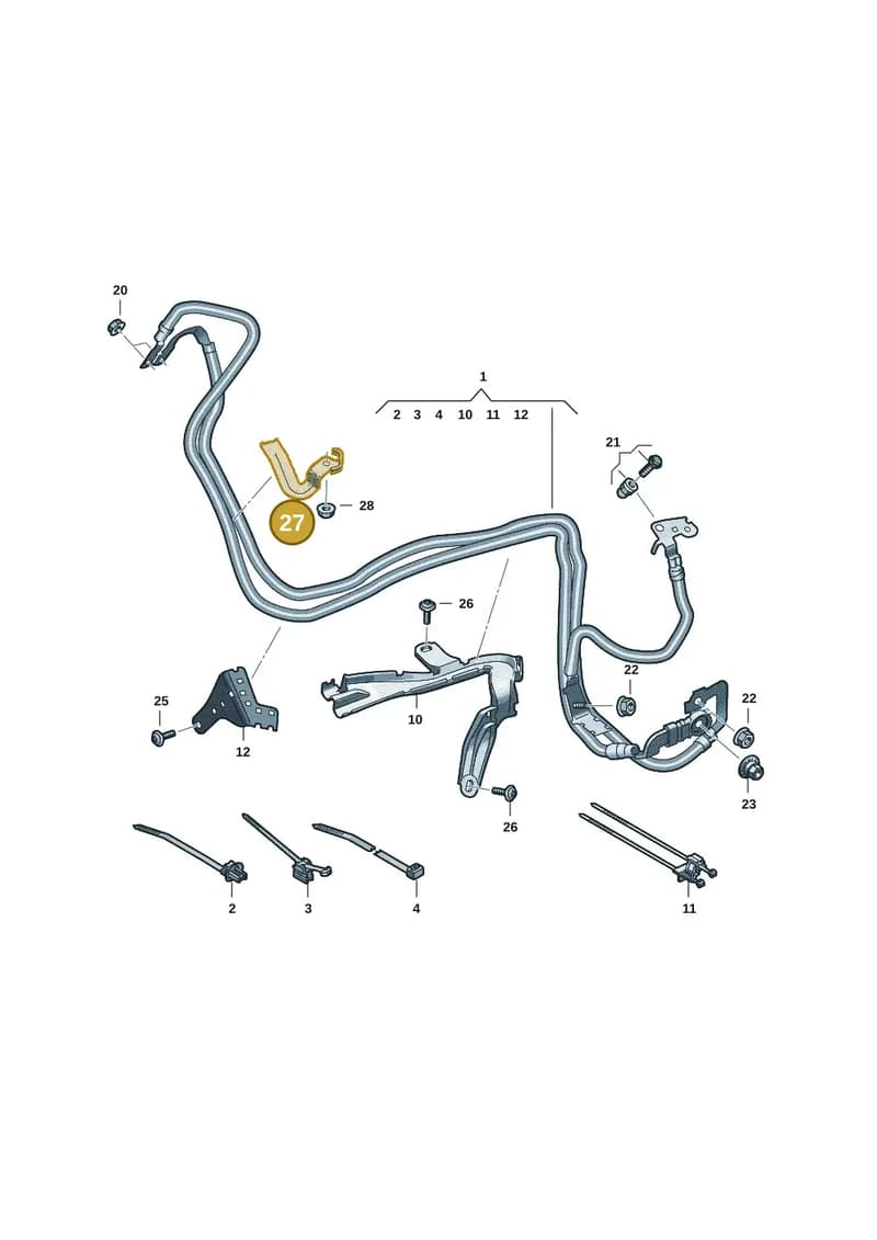 8B3971502H — Audi A5 Limousine (2024-2025) diagram 8wk972070, position 27