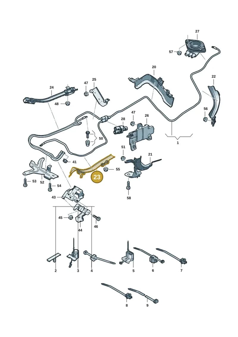8B3971824BE — Audi A5 Limousine (2024-2025) diagram 8wk972020, position 23