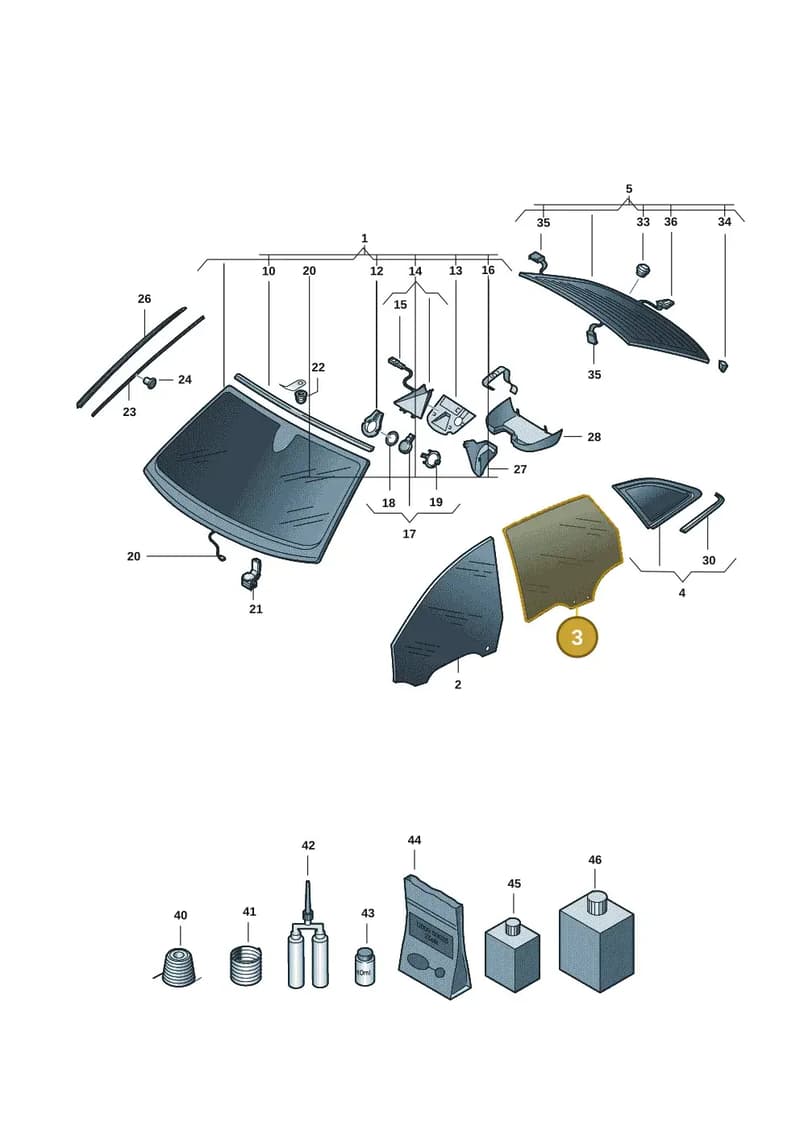 8B9845205 — Audi A5 Avant (2024-2025) diagram 8wk845000, position 3