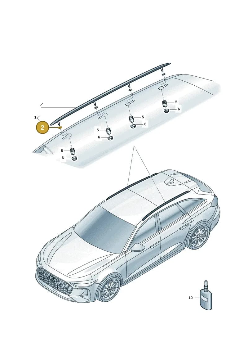 8B9860152 — Audi A5 Avant (2024-2025) diagram 8wk860500, position 2