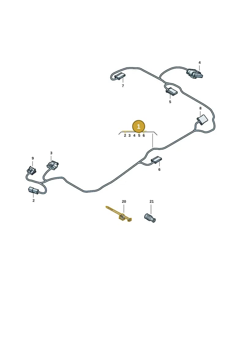 8B9971100Q — Audi A5 Avant (2024-2025) diagram 8wk972650, position 1