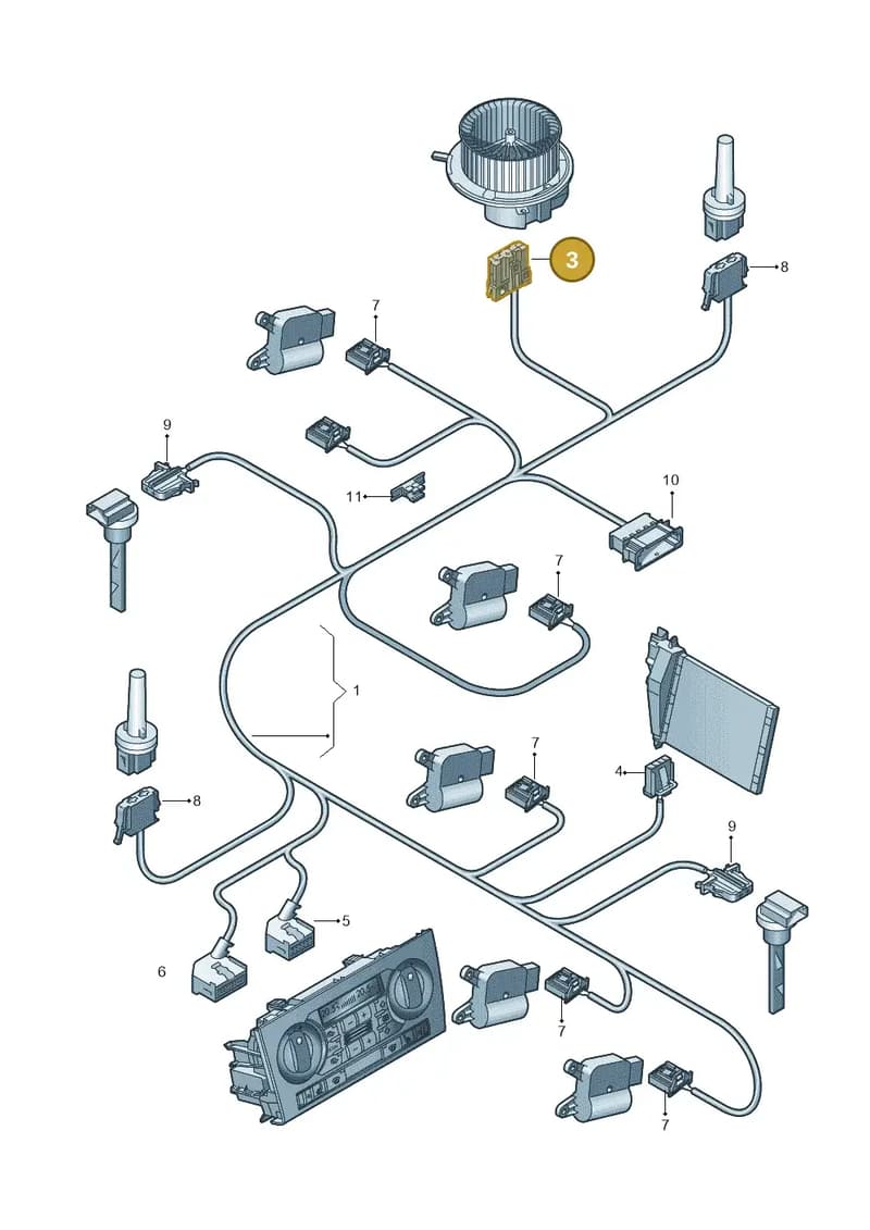 8D0937731A — Audi RSQ3 qu. 2.5 (2013-2018) diagram 764972650, position 3
