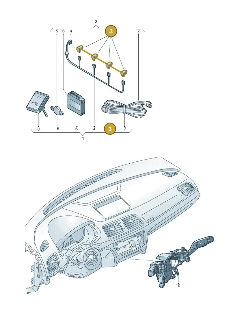8E0054635F — Audi Q3 1.4 (2016-) diagram 855051200, position 3