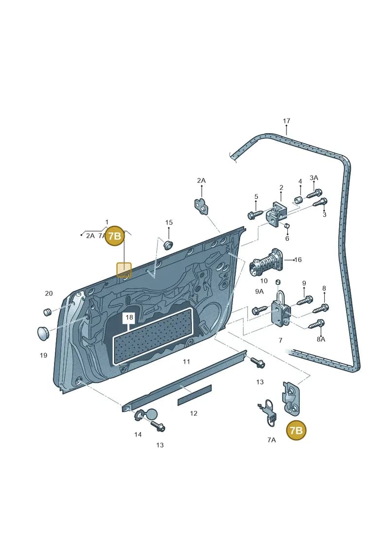 8E0831446E — Audi A6 2.7 TDI (2008-2011) diagram 448831100, position 7B