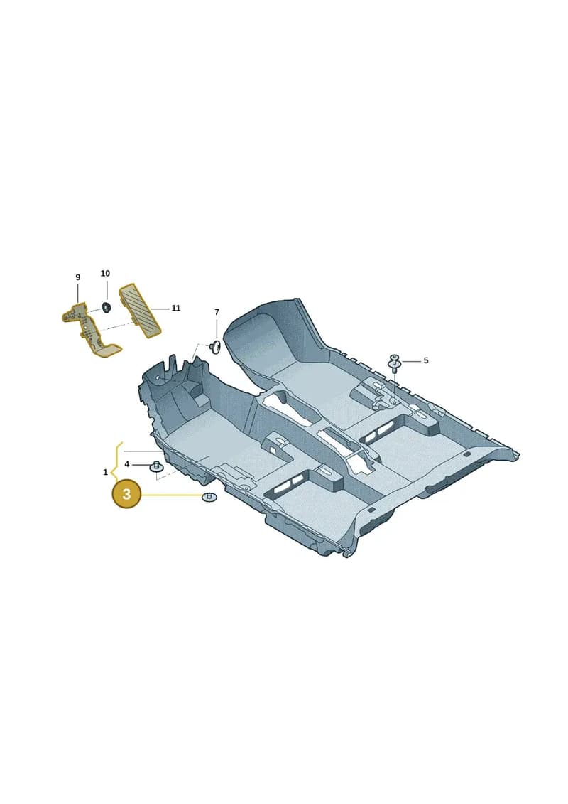 8ED864227 — Volkswagen Passat Pro (2024-) diagram 3jg863000, position 3