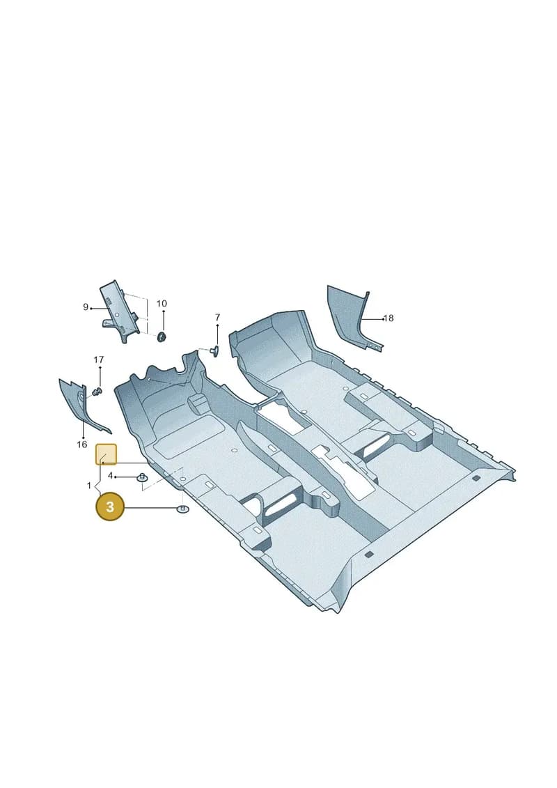 8ED864227 — Volkswagen Lavida XR (2023-) diagram 67c863000, position 3