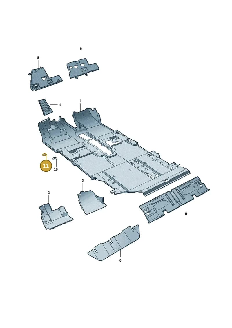 8ED864229 — Volkswagen ID.6 X (2021-) diagram 12d863000, position 11