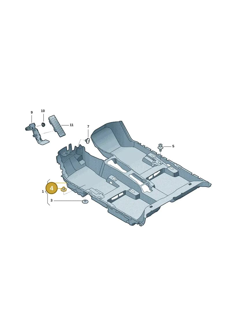 8ED864229 — Volkswagen Passat Pro (2024-) diagram 3jg863000, position 4