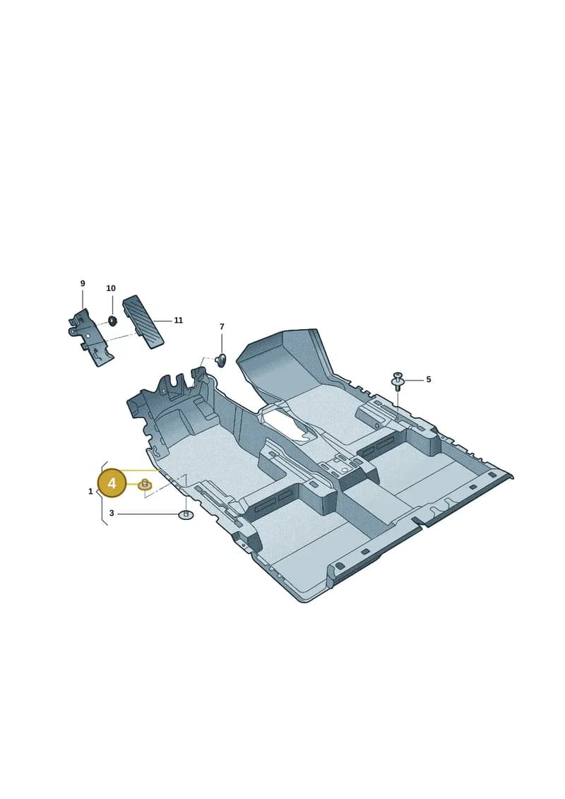 8ED864229 — Volkswagen Tiguan (2024-) diagram 57d863000, position 4