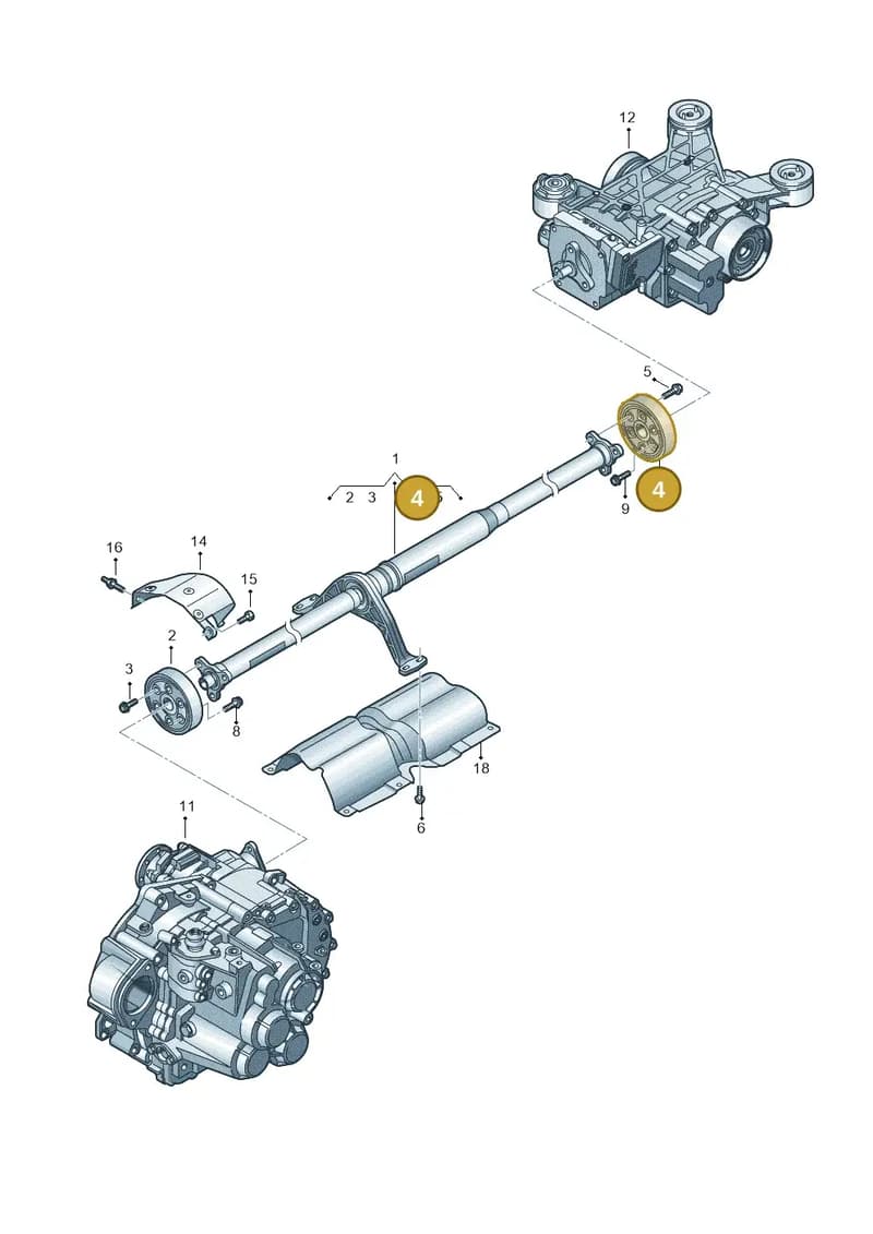 8J0521127 — Audi RS3 Limousine (2017-2020) diagram 745521000, position 4