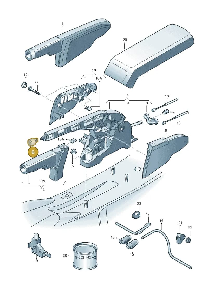 8J07113333Q7 — Audi TTS Coupe 2.0 (2010-2014) diagram 609711500, position 6
