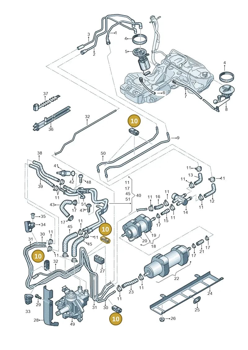 8K0201190B — Audi A5/S5 Coupe       08> (2007-) diagram 620201250, position 10