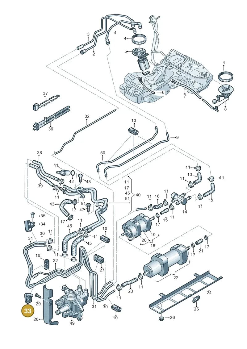 8K0201196K — Audi A5/S5 Coupe       08> (2007-) diagram 620201250, position 33