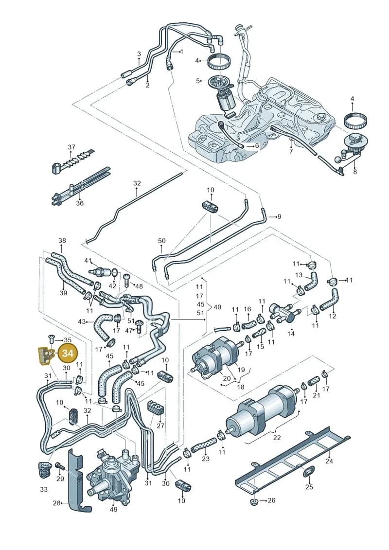 8K0201449P — Audi A5/S5 Coupe       08> (2007-) diagram 620201250, position 34