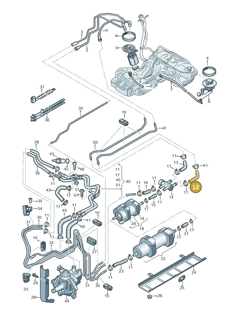 8K0201541R — Audi A5/S5 Coupe       08> (2007-) diagram 620201250, position 12