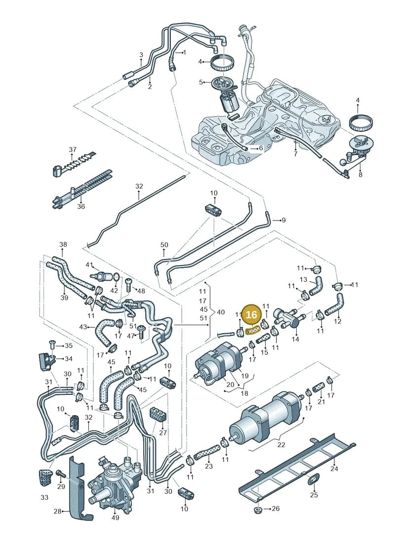 8K0201543B — Audi A5/S5 Coupe       08> (2007-) diagram 620201250, position 16