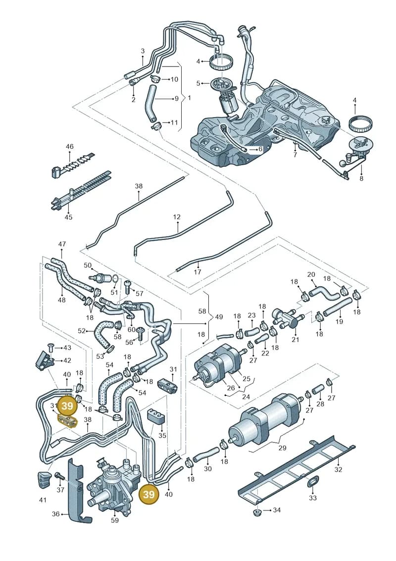 8K0201547L — Audi A4                08> (2007-) diagram 636201250, position 39
