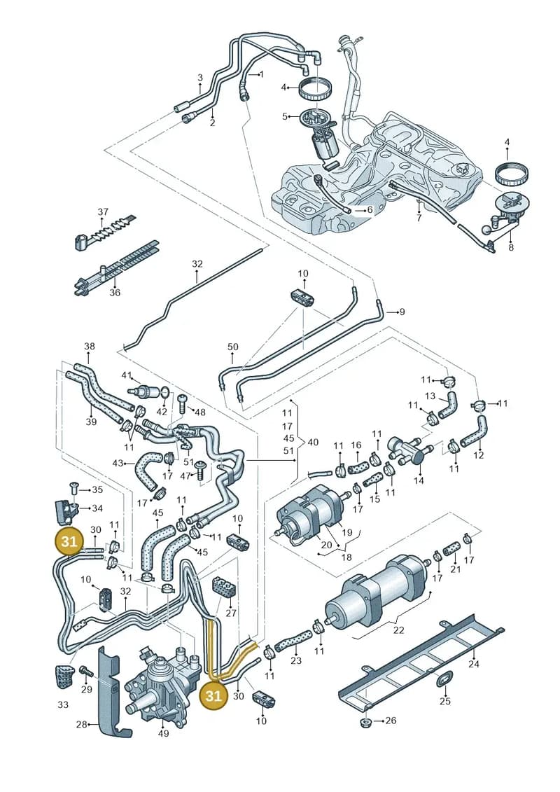 8K0201547L — Audi A5/S5 Coupe       08> (2007-) diagram 620201250, position 31