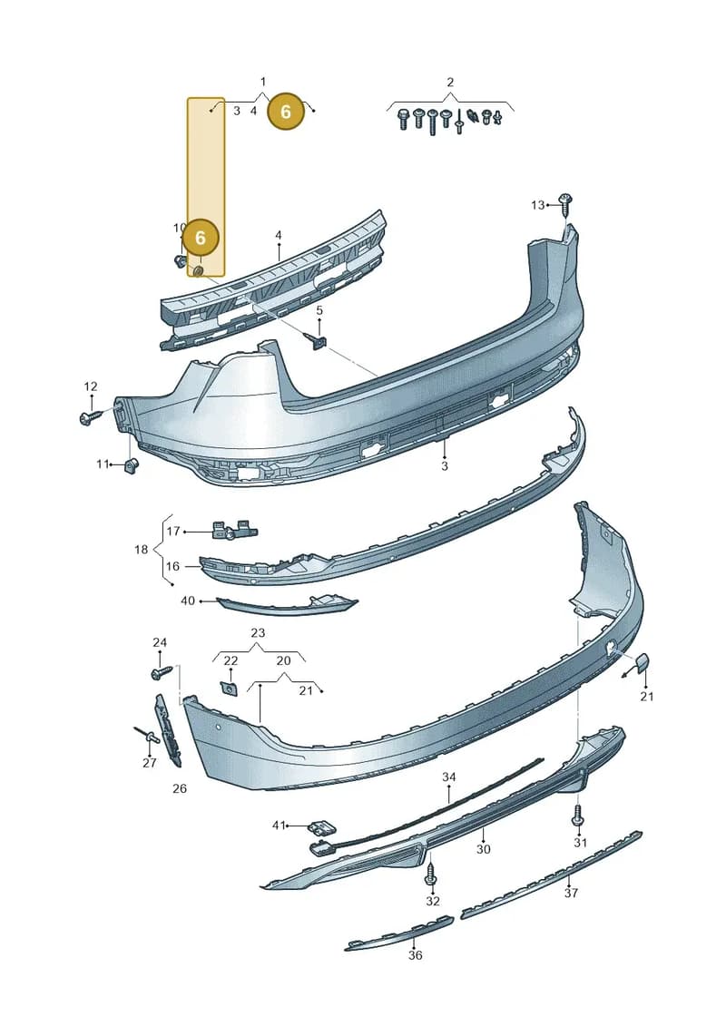 8K0807470 — Audi Q8 e-tron (2018-2025) diagram 586807700, position 6