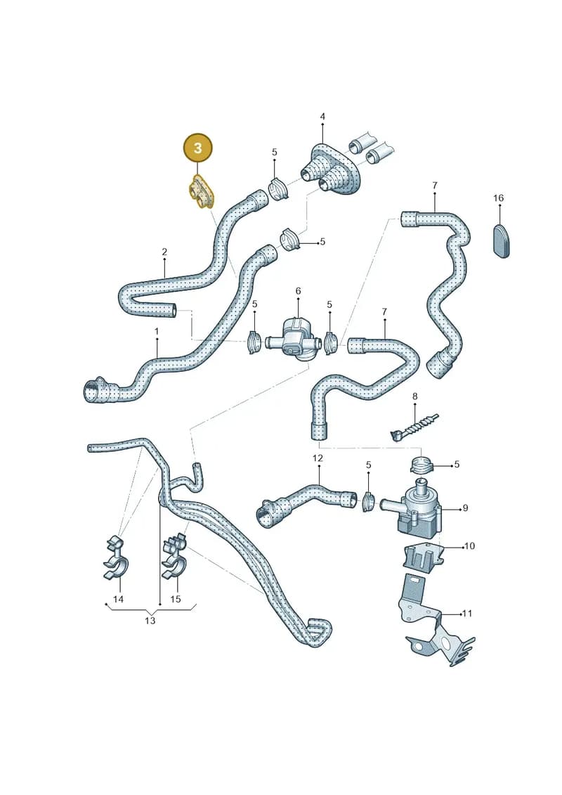 8K0819371J — Audi Q5 (2009-2018) diagram 687819045, position 3