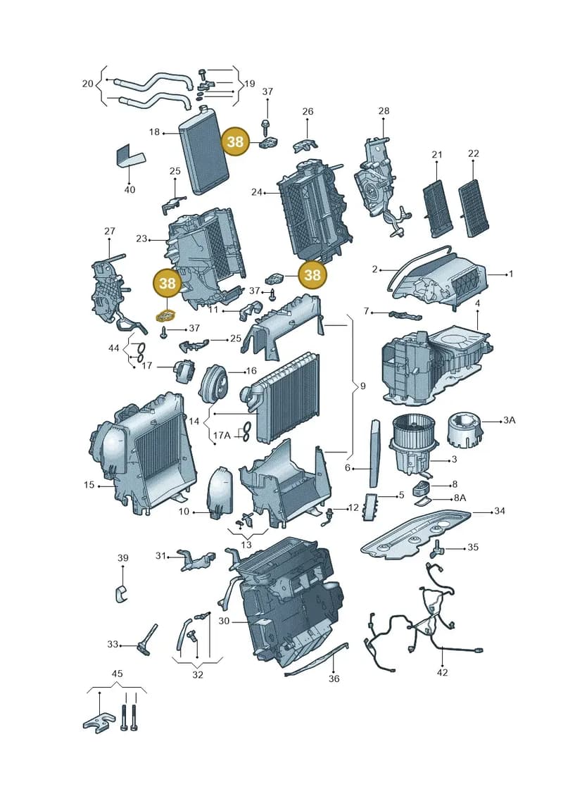 8K0820511D — Audi Q5 (2009-2018) diagram 669820032, position 38