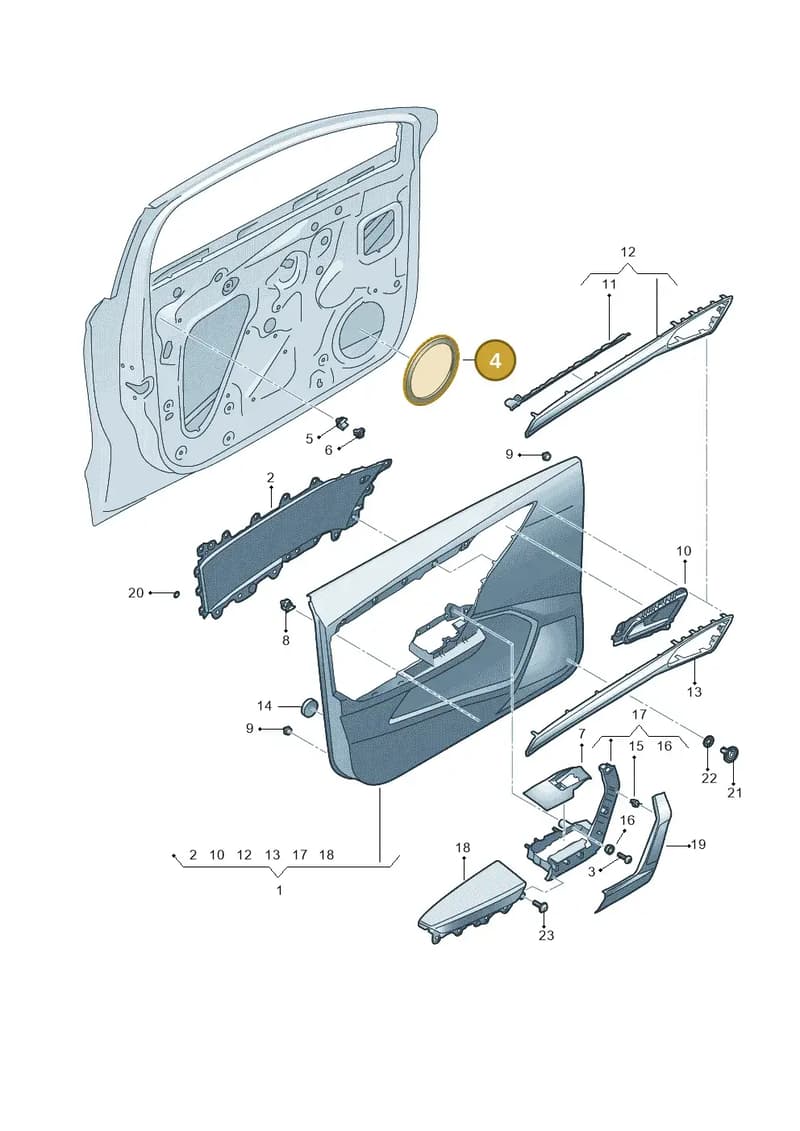 8K0837903 — SEAT Arona (2017-) diagram 835867000, position 4