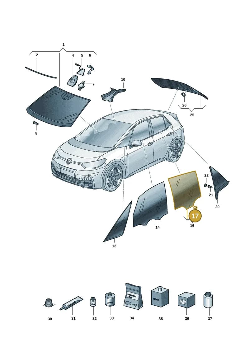8K0845867 — SEAT CUPRA Born (2021-) diagram 10a845000, position 17