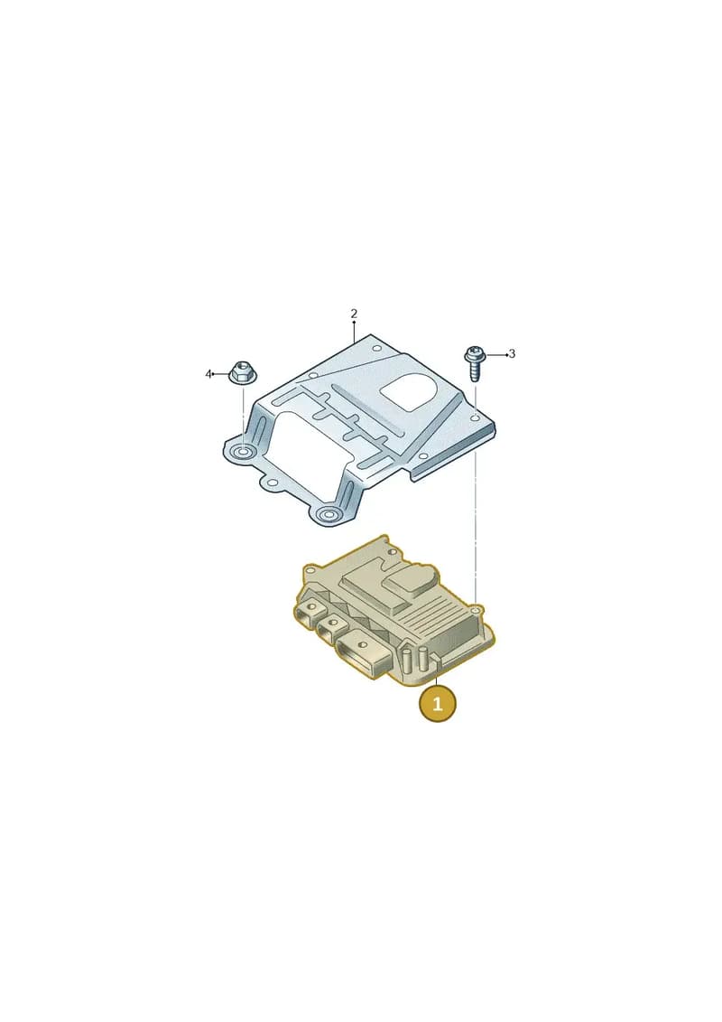 8K0907144N — Audi A7 Sportback (2014-2018) diagram 758907230, position 1